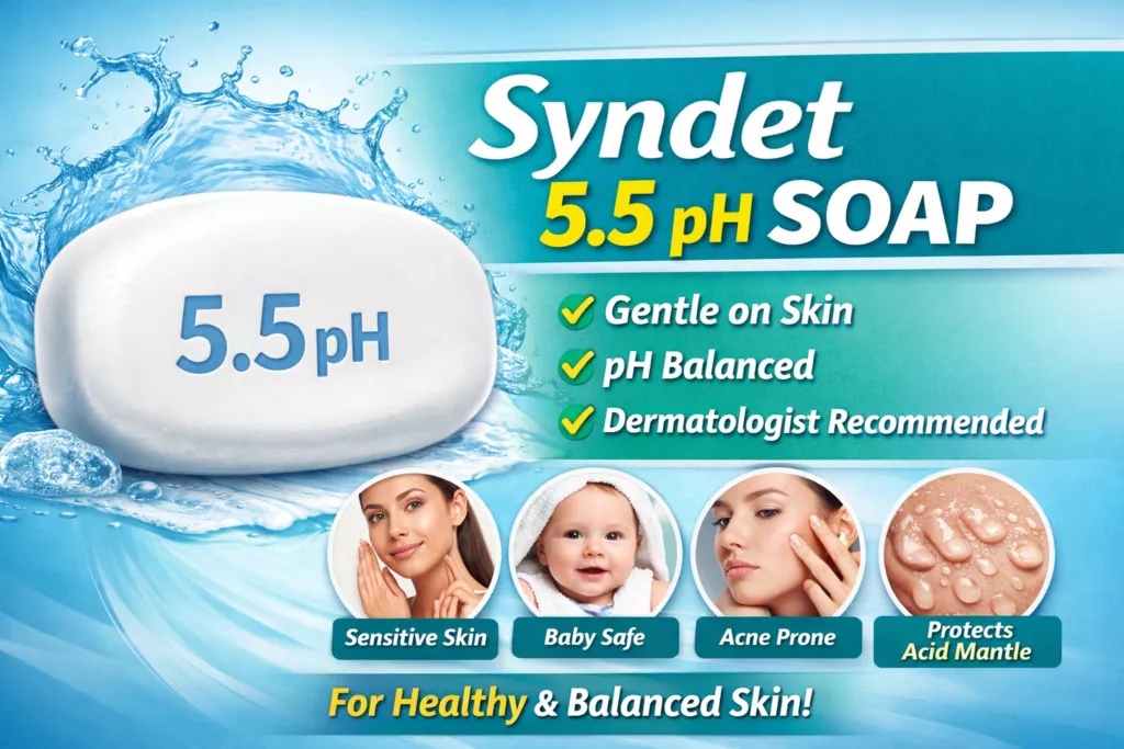 Syndet 5.5 pH Soap – Best Skin Friendly Cleansing Bar for Daily Use