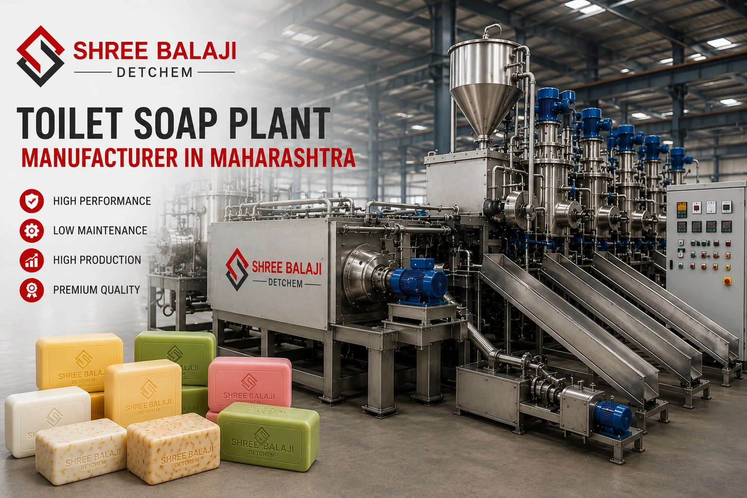 Toilet Soap Plant Manufacturer in Maharashtra