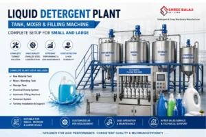 Liquid Detergent Plant | Tank, Mixer & Filling Machine | Complete Setup for Small And Large Overview
