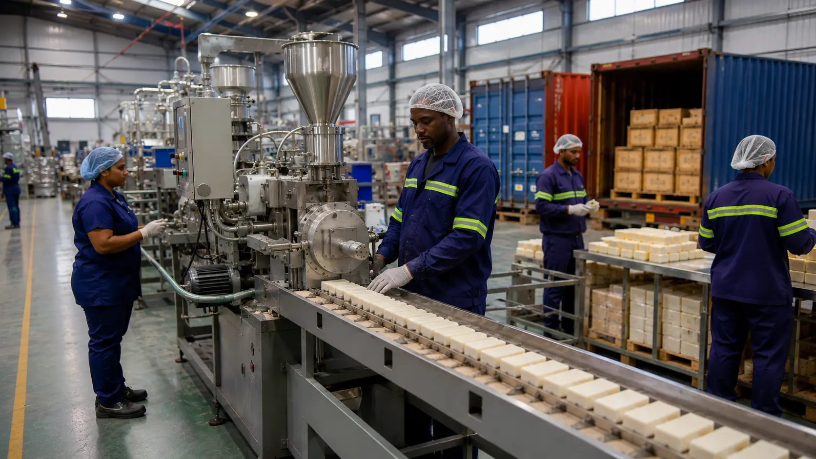 Laundry Soap Making Machine Exporter to Africa (2)