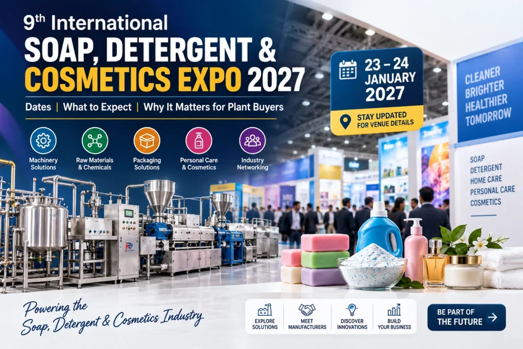 9th International Soap, Detergent & Cosmetics Expo 2027
