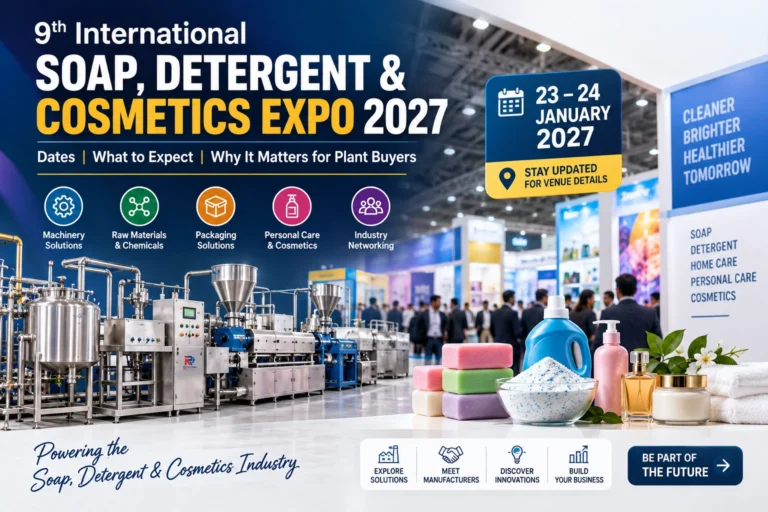 9th International Soap, Detergent & Cosmetics Expo 2027